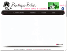 Tablet Screenshot of boutiquebaker.com